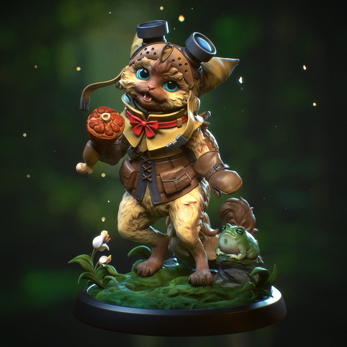 3dbaka's tweet image. Palico Monster Hunter via @artstationhq artstation.com/artwork/mAPyE9