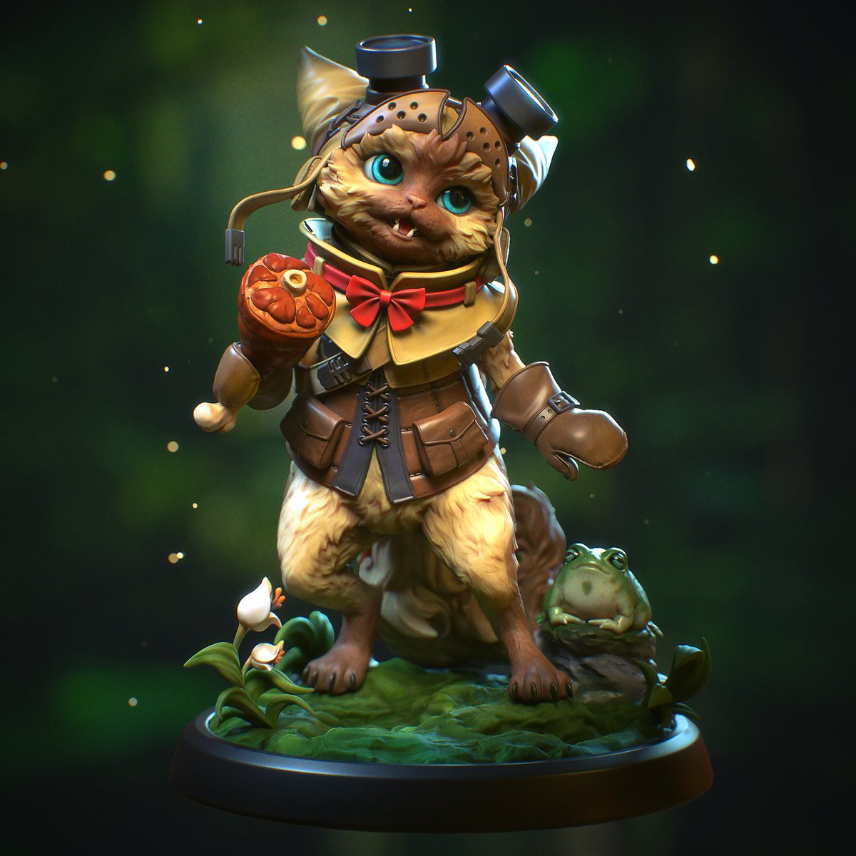 3dbaka's tweet image. Palico Monster Hunter via @artstationhq artstation.com/artwork/mAPyE9