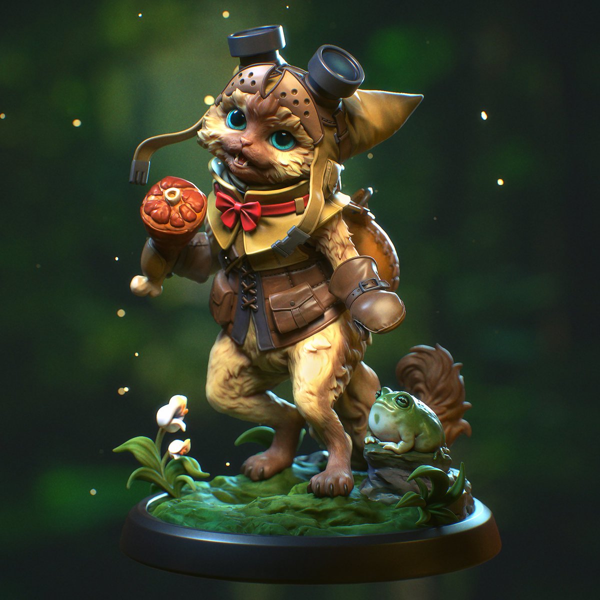 3dbaka's tweet image. Palico Monster Hunter via @artstationhq artstation.com/artwork/mAPyE9