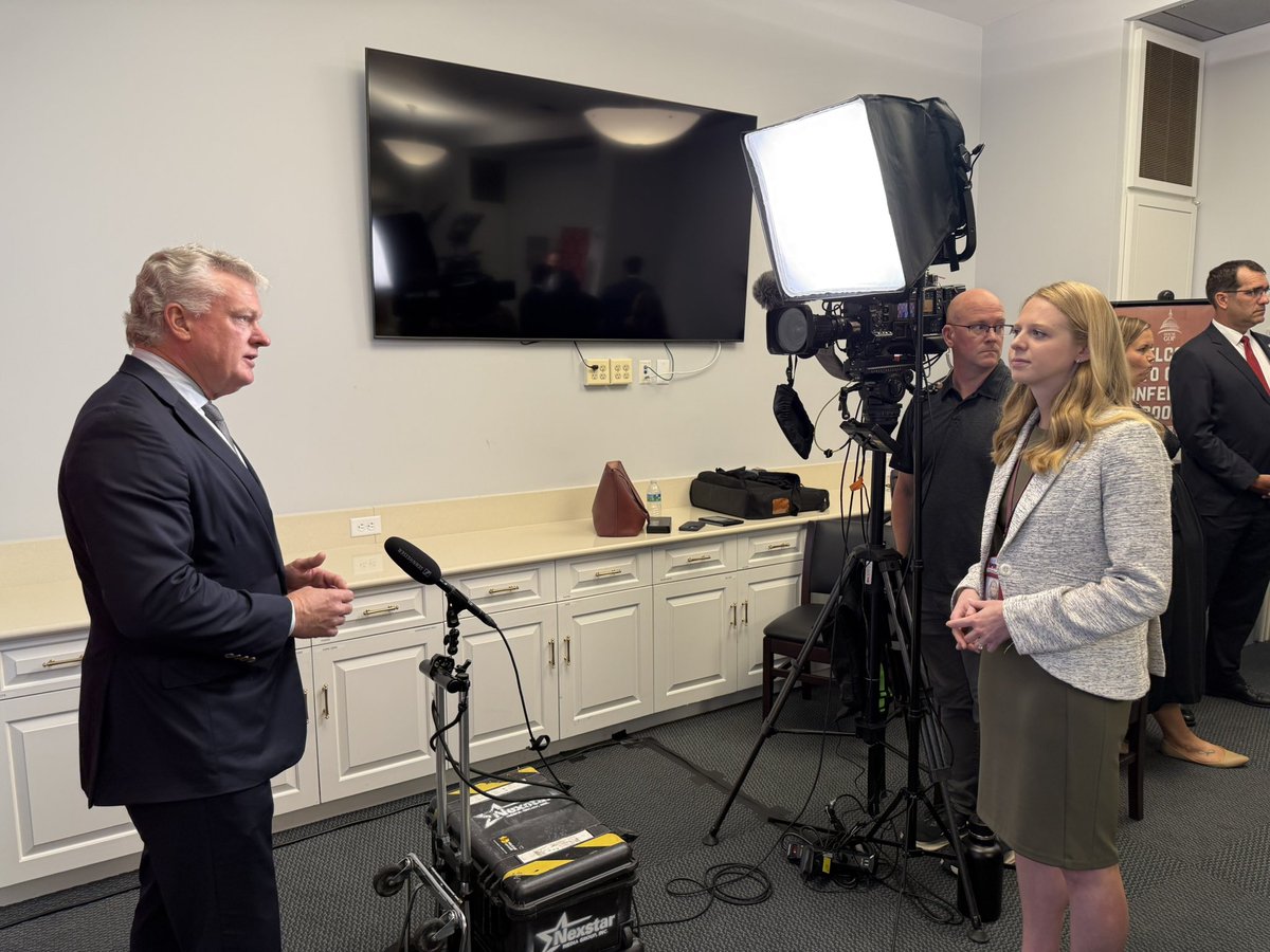 RepCollinsPress's tweet image. Behind the scenes with the Boss spending his birthday talking about the importance of passing the One Big, Beautiful Bill.