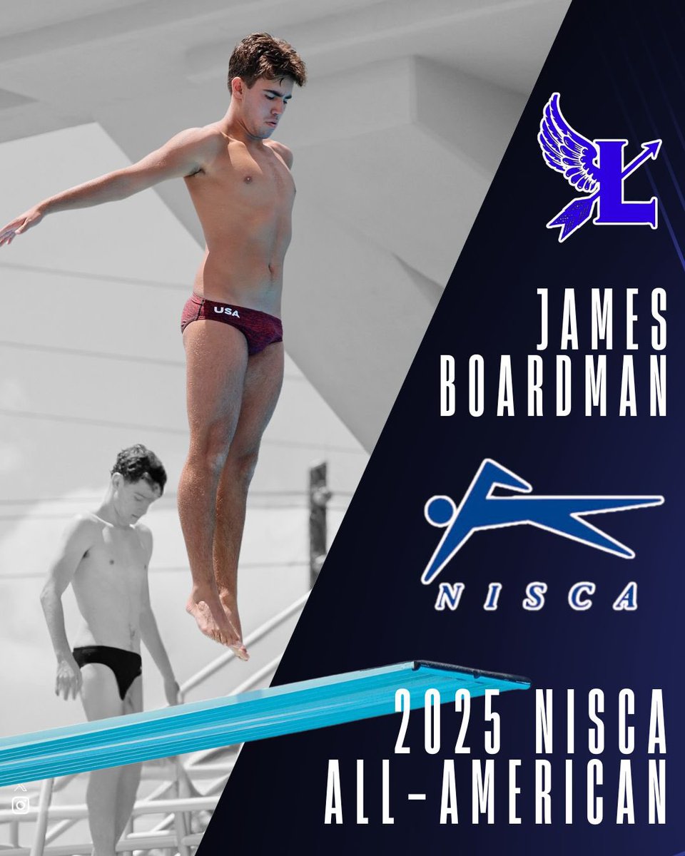Congratulations to Flying Ls Divers Sophia Cavaretta (2026) and James Boardman (2025-Naval Academy) on being named <a href="/NISCAswim/">NISCA Coaches Assn</a> All Americans.