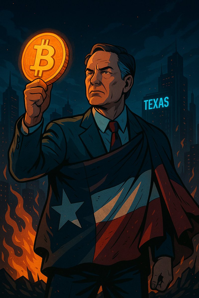 The state of Texas just passed a law that creates a $10 million dollar strategic Bitcoin reserve.

Hmmmm