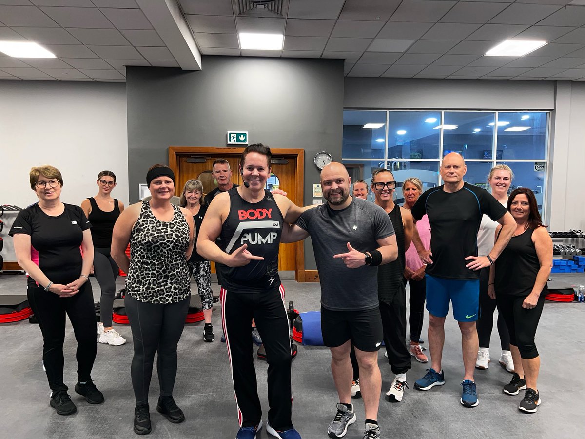 glenchevannes's tweet image. Had lots of fun teaching @lesmillsUK new release #Bodypump133 with Mark “Baggers” Bagnall at @Bannatyne #Tamworth. 133 is a simple weight lifting programme for everyday living. Not everyone wanted their pic taken but here’s a few of the members who came along. They smashed it! 🫶