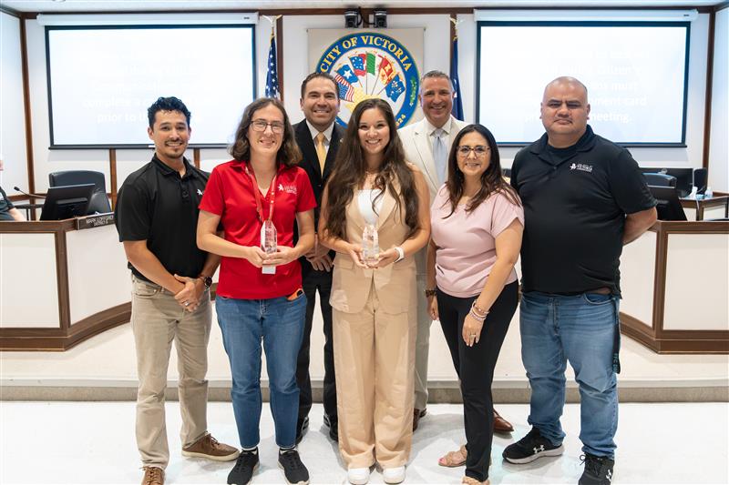 At last night's City Council meeting:
🏀 Mayor proclaims Parks &amp; Recreation Month
🌷  Townsquare Media earns KVB award
🎓 Economic Development Director Danielle Williams honored for Texas Certified Public Manager Program scholarship
🎙️ Communications honored for statewide awards