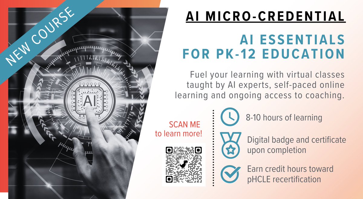 _AASPA_'s tweet image. Ready to level up your #SchoolHR skills? AASPA&apos;s AI Microcredential July Cohort kicks off July 8!
Learn how to use AI to streamline workflows, boost productivity &amp;amp; support your teams.
🔗 Don’t miss out: aaspa.org/events/ai-micr…