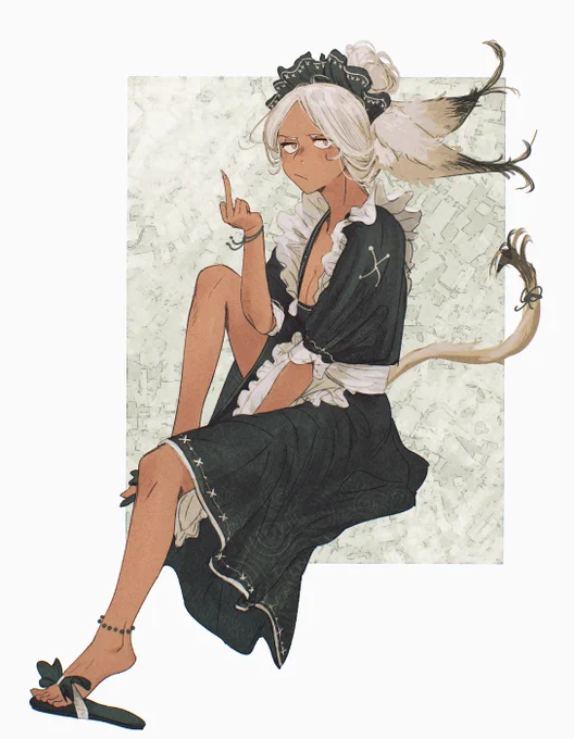don't put the cat in a maid outfit