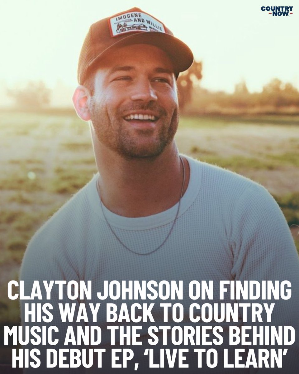 CountryNow's tweet photo. Clayton Johnson (@Claywatch) is back where he feels “most at home” — with his debut EP 'Live To Learn' - https://t.co/n5Tqe4WhvI https://t.co/mmB7UrR9CF