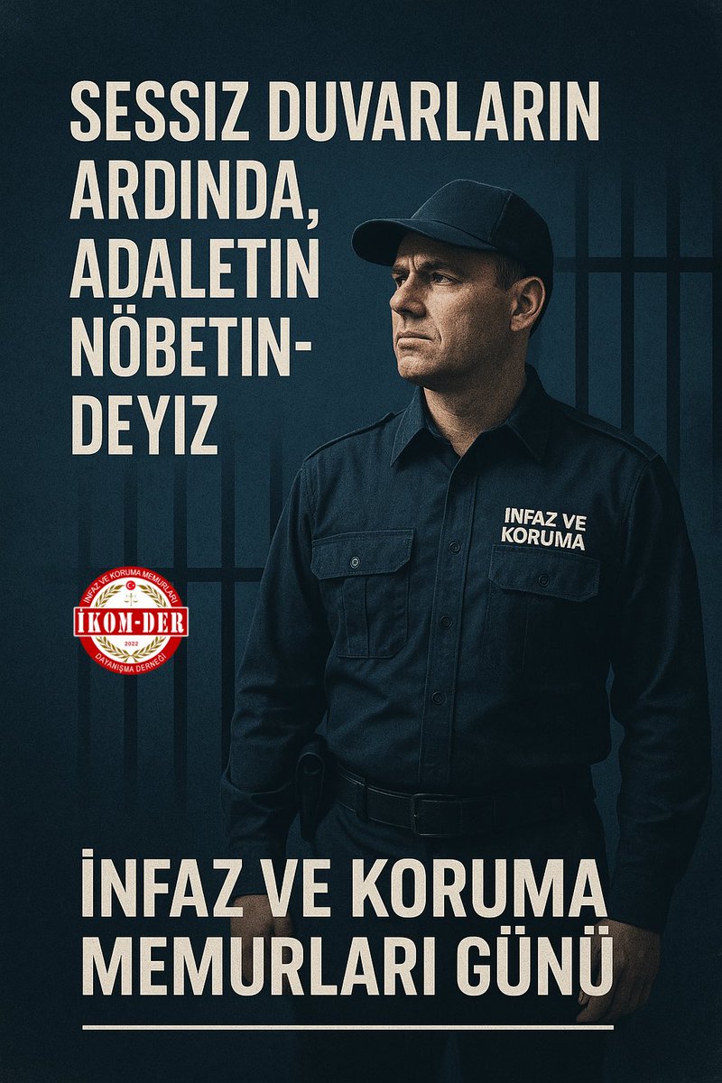 Neden bir günümüz olmalı?
Toplumun gözünde infaz ve koruma memurlarının rolü daha iyi anlaşılır.

“Sadece gardiyan” algısı yerine, rehabilitasyon sürecinin bir parçası oldukları vurgulanır.

Kamuoyunda mesleğin itibarı yükselir.

#13AğustosİnfazKorumaGünü