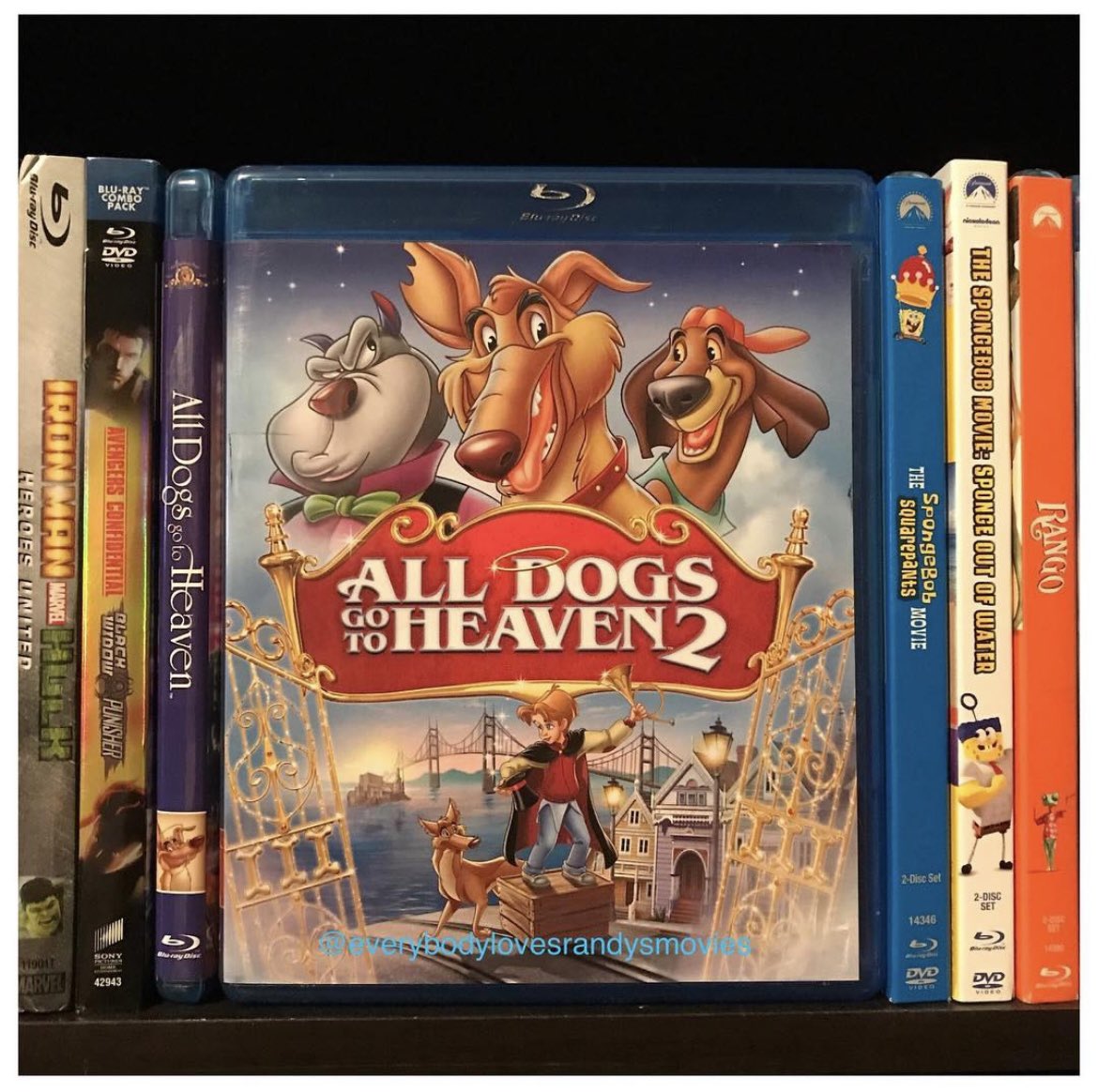 RandysMovies's tweet image. Movie: #AllDogsGoToHeaven2 (1996)

Starring: #CharlieSheen #DomDeLuise #SheenaEaston #AdamWylie #GeorgeHearn #BebeNeuwirth #ErnestBorgnine #WallaceShawn

Directed By: #PaulSabella

#BluRay 
#MovieNerd 
#MovieCollector
#BluRayCollection 
#MovieCollection 
#MovieBuff…