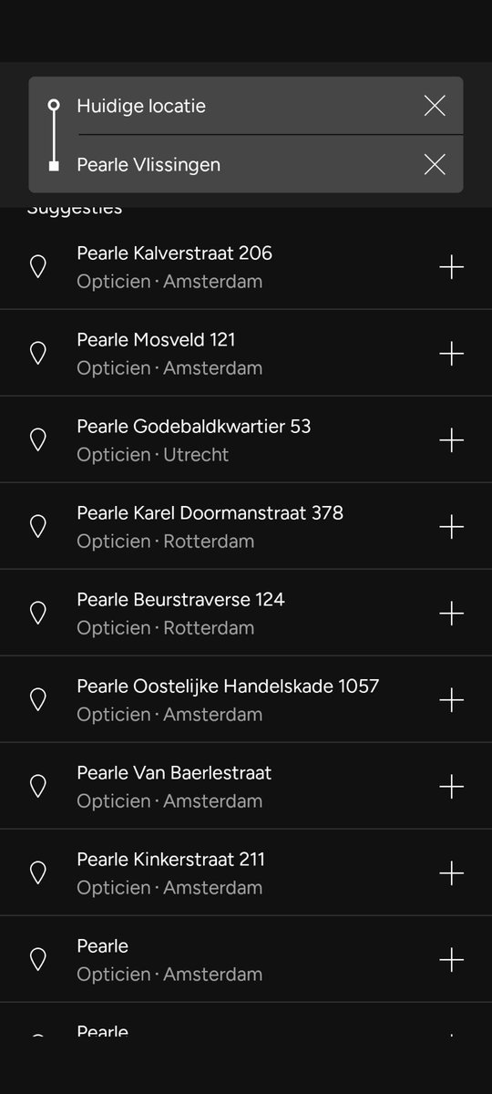 M4tts's tweet photo. @tweet9292ov lekker een database die niet werkt. Alle suggesties liggen niet in de buurt van Vlissingen. #prutswerk https://t.co/0kBEyXccoa
