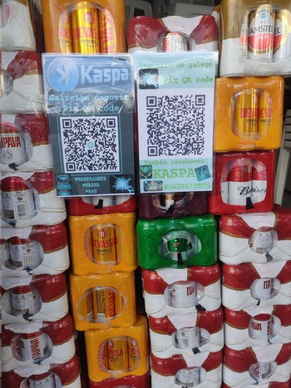 You can now buy beers with Kaspa in Brazil thanks to <a href="/NetoFerrei86955/">Neto Ferreira</a>