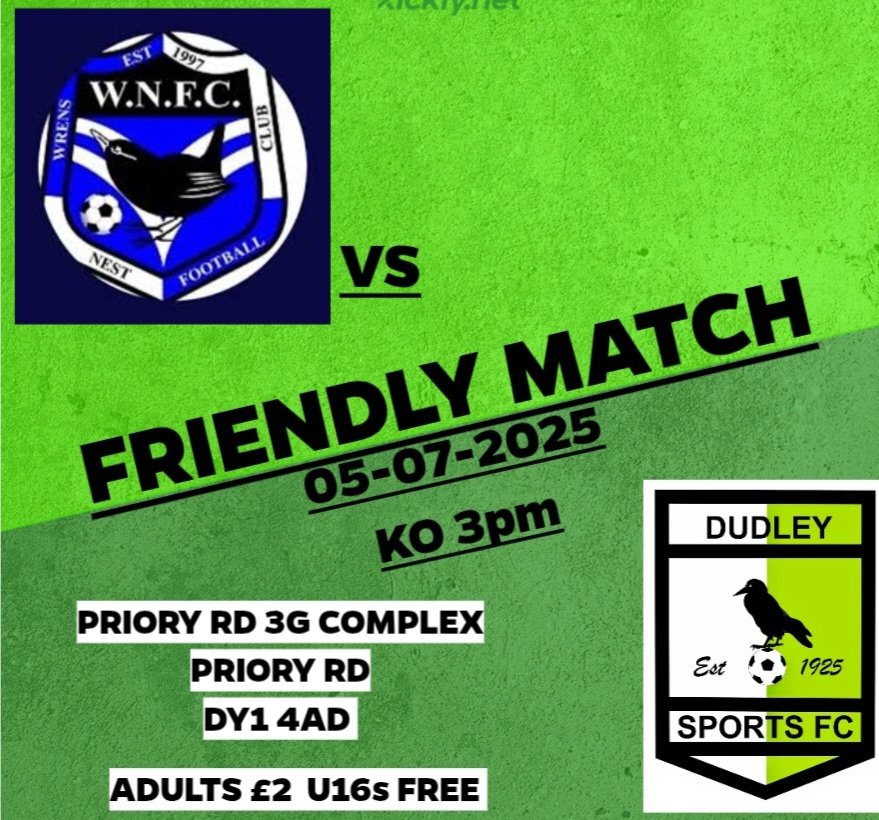 Dudley Sports Fc (@dudleysportsfc2) on Twitter photo With pre-season well under way at Sports,
Saturday will see the start of the pre-season games vs <a href="/wrensnestfc/">Wrens Nest FC</a>
Looking forward to travelling over to their new home at the priory Rd complex.⚽️🟢⚫️ With pre-season well under way at Sports,
Saturday will see the start of the pre-season games vs <a href="/wrensnestfc/">Wrens Nest FC</a>
Looking forward to travelling over to their new home at the priory Rd complex.⚽️🟢⚫️
