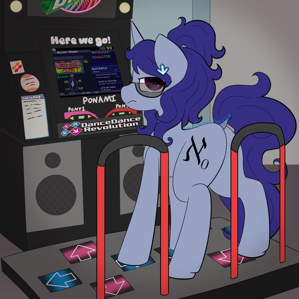 StarStruckSocks's tweet photo. February reward for Wolvan!
POV: You just asked her if you could have a turn on DDR https://t.co/VCoIAdAw3I