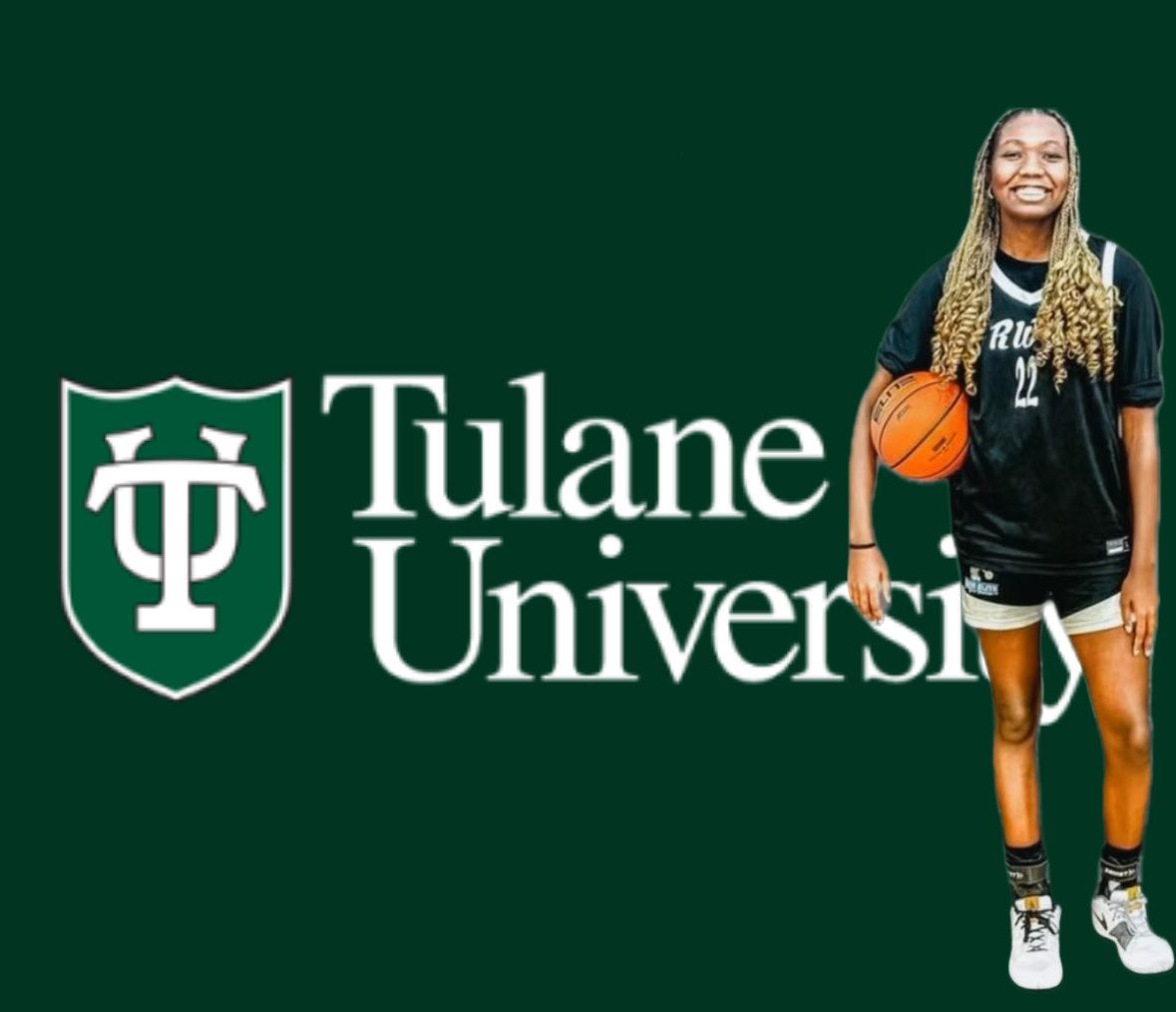 Beyond blessed to announce that after a great conversation with <a href="/AshLangford/">Ashley Langford</a> <a href="/MwaiShyan/">shyan mwai</a>  I have received an offer to play the game I ❤️ <a href="/GreenWaveWBB/">Tulane Women's Hoops</a> !! Thank you for believing in me!!!