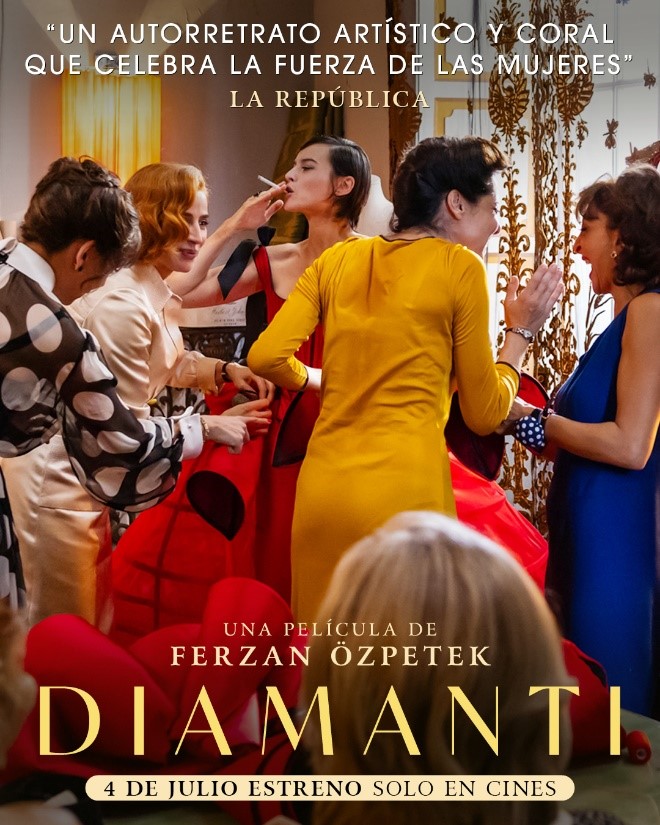 🎬 Un director convoca a sus actrices favoritas, con las que ha trabajado y a las que ha amado. Quiere rodar una película ambientada en la Roma de los años 70 que cuenta las vicisitudes que giran en torno a una prestigiosa sastrería.

💎DIAMANTI: cinesrenoir.com/pelicula/diama…