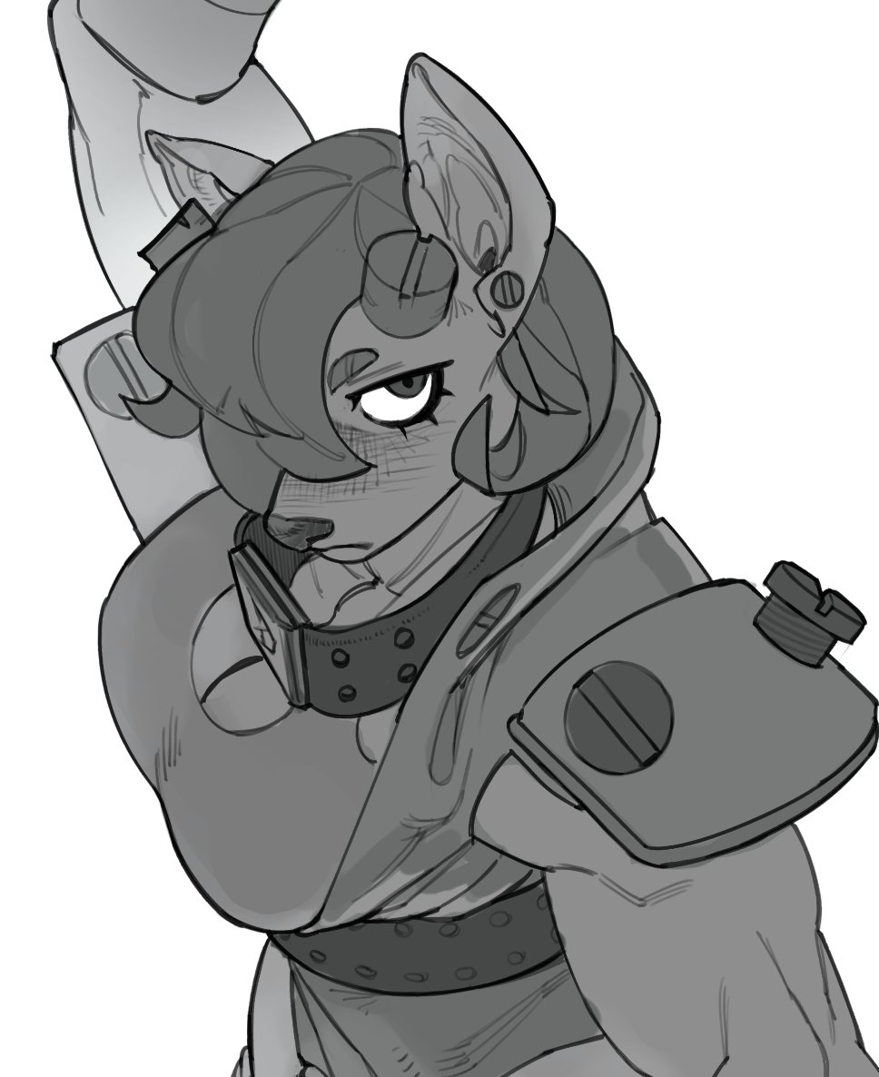 Mark0ut_'s tweet image. A lil sketch. Got inspired by #dogknights so I drew this character I made up. Got to a stage I didn't feel like working on it, but I didn't wanna waste it. Better post it than let it rot in my "projects" folder.