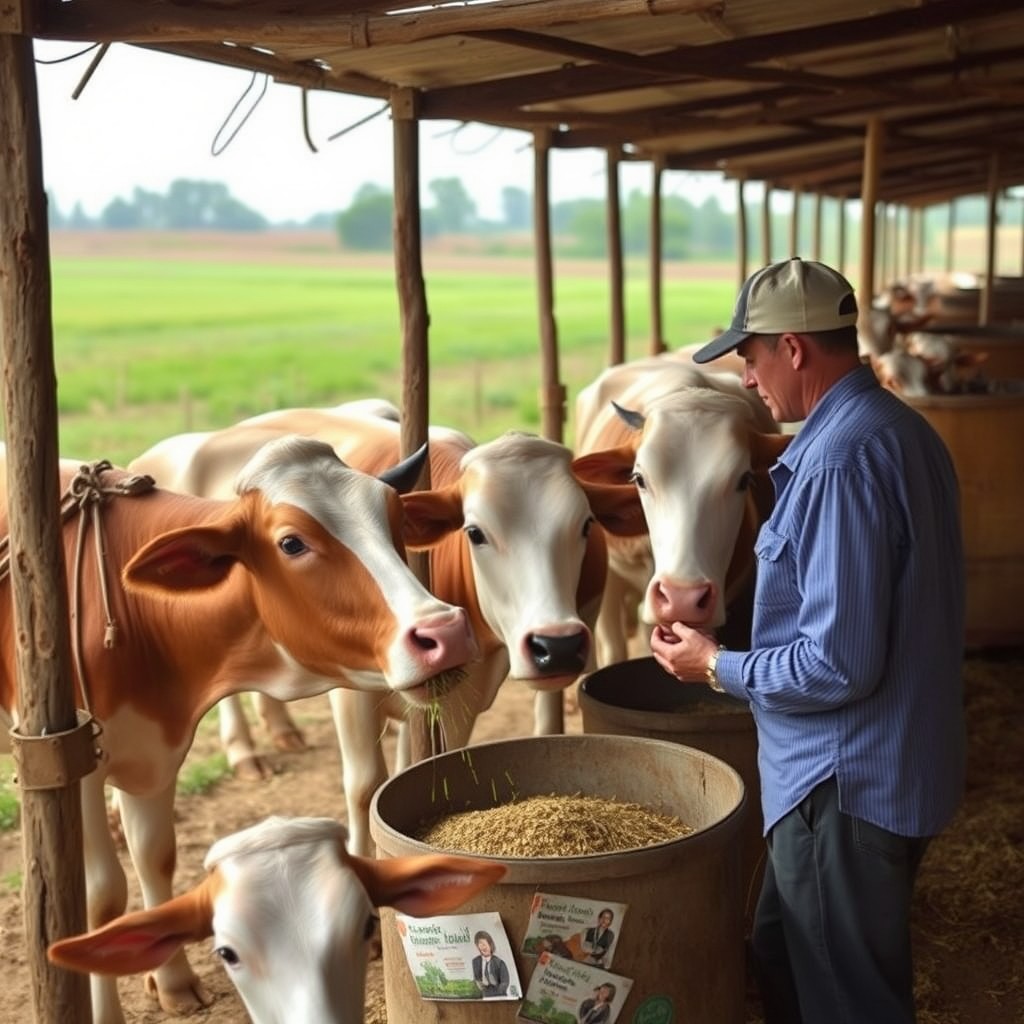RightCohen's tweet image. Revolutionary cattle feed Boost milk production, enhance health, and improve meat quality for stronger, healthier cattle. Let&apos;s invest in sustainable farming for better yields and a brighter future!
@Tuyishime712 
#CattleFeed
#AnimalHealth #SustainableFarming
#LetsFarmTogether