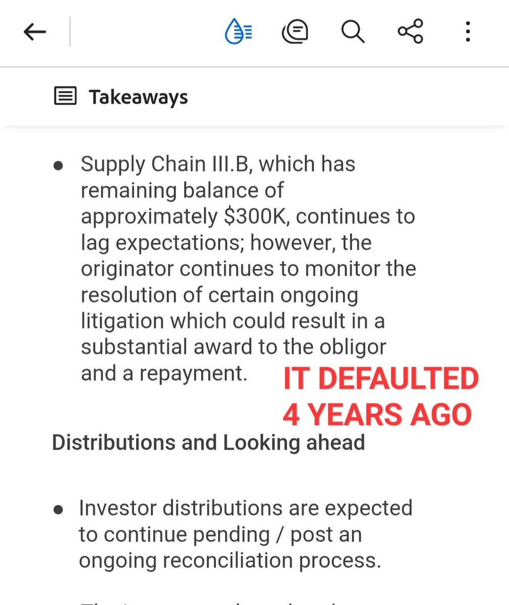 Liars at #yieldstreet report an investment 'Supply Chain "lagging" which was supposed to pay in 2021.   It's IN DEFAULT. 

The money is gone and these liars keep stringing investors along in one of countless examples.

<a href="/SECGov/">U.S. Securities and Exchange Commission</a> do your job.  This company is the lowest of low