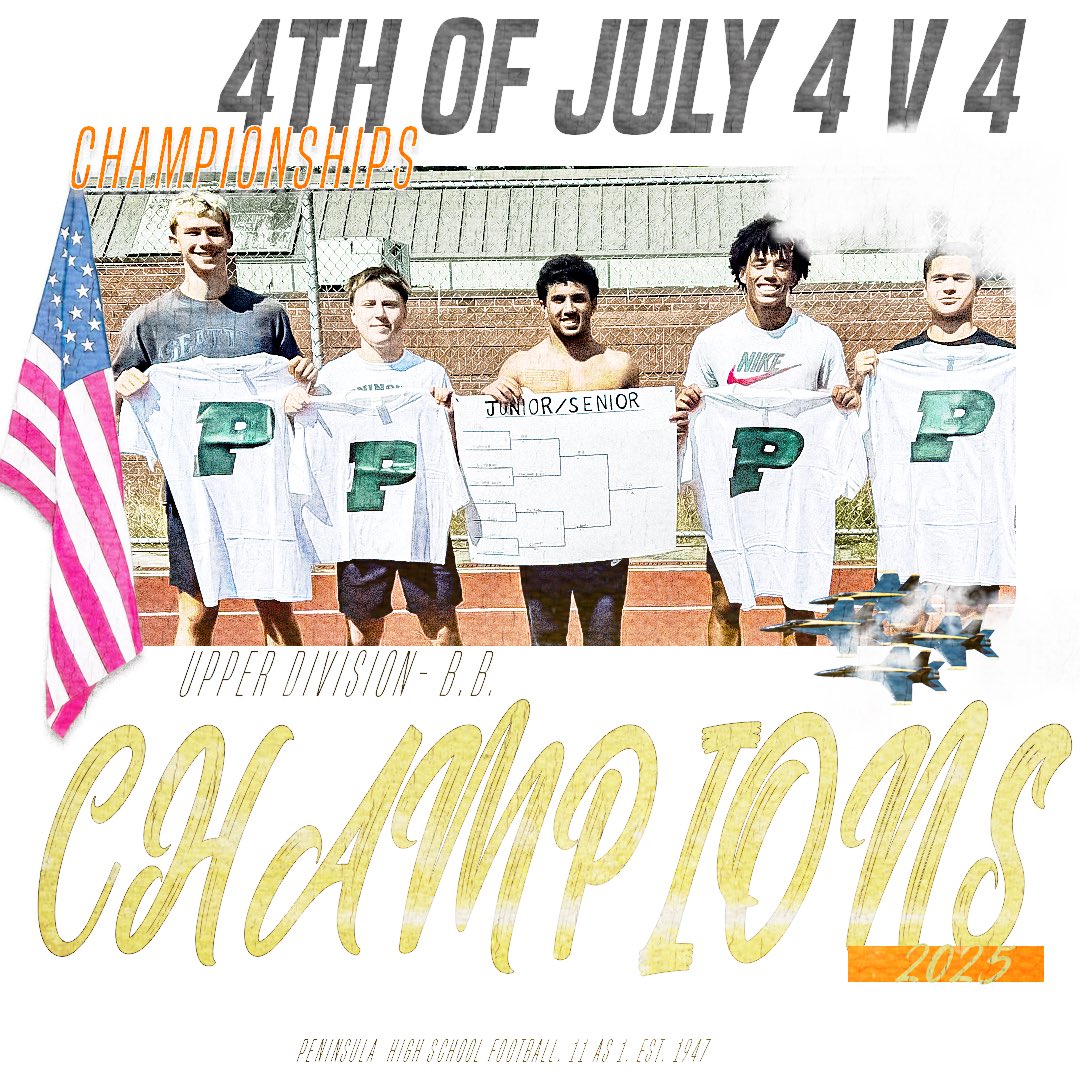 Seahawks_PHS's tweet image. Happy 4th! 🇺🇸 

We hosted out first annual 4 v 4 team competition heading into the 4th! Everyone got to be a WR/RB/ QB for a day! After some grueling competitions- please say congrats to your upper and lower division champions! 

#11as1™️
#PurdyGrit