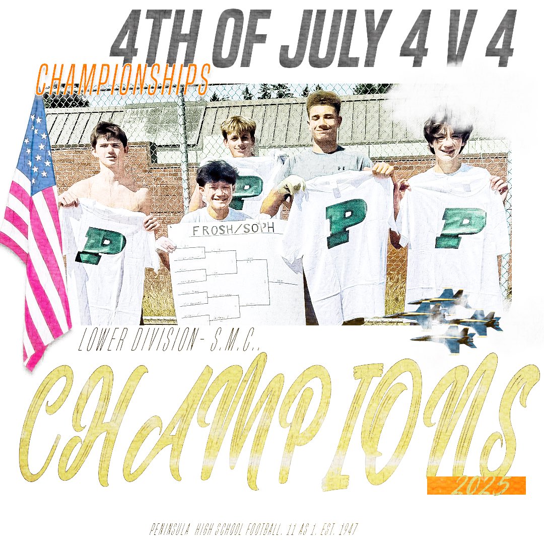 Seahawks_PHS's tweet image. Happy 4th! 🇺🇸 

We hosted out first annual 4 v 4 team competition heading into the 4th! Everyone got to be a WR/RB/ QB for a day! After some grueling competitions- please say congrats to your upper and lower division champions! 

#11as1™️
#PurdyGrit