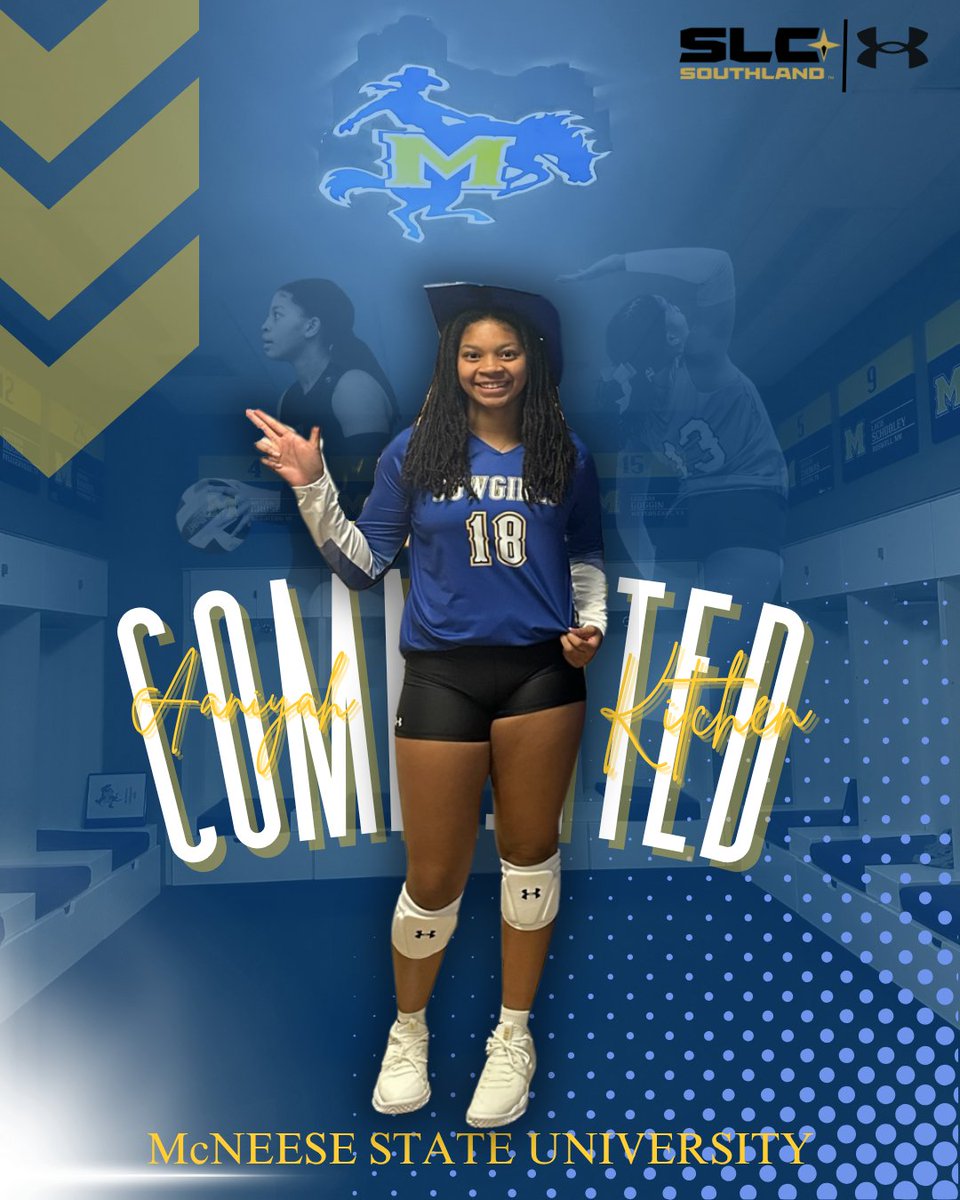 AaniyahVs's tweet photo. After much thought and consideration I am proud to announce my commitment to @McNeeseVball Thank so much too my coaches at @jetvolleyball and @WPlainsVB #geauxpokes https://t.co/J4IpC1h0yi