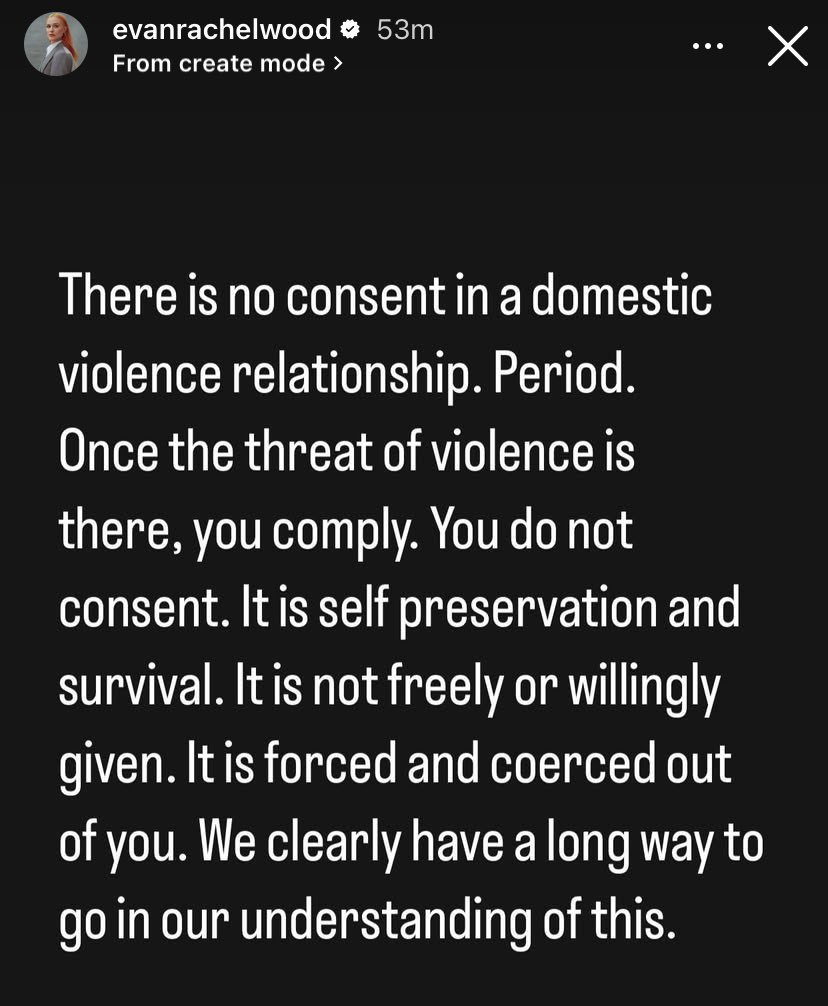 Evan Rachel Wood on the Diddy Verdict: