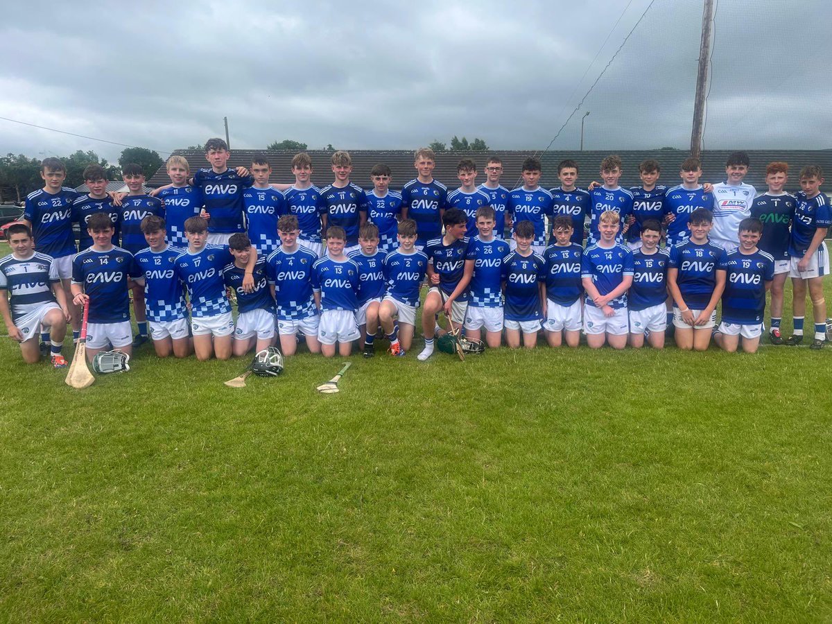 Laois U14 hurlers who enjoyed an excellent days hurling against Cork in Ballyhooly GAA on Saturday last. 

Well done lads 🔵⚪️