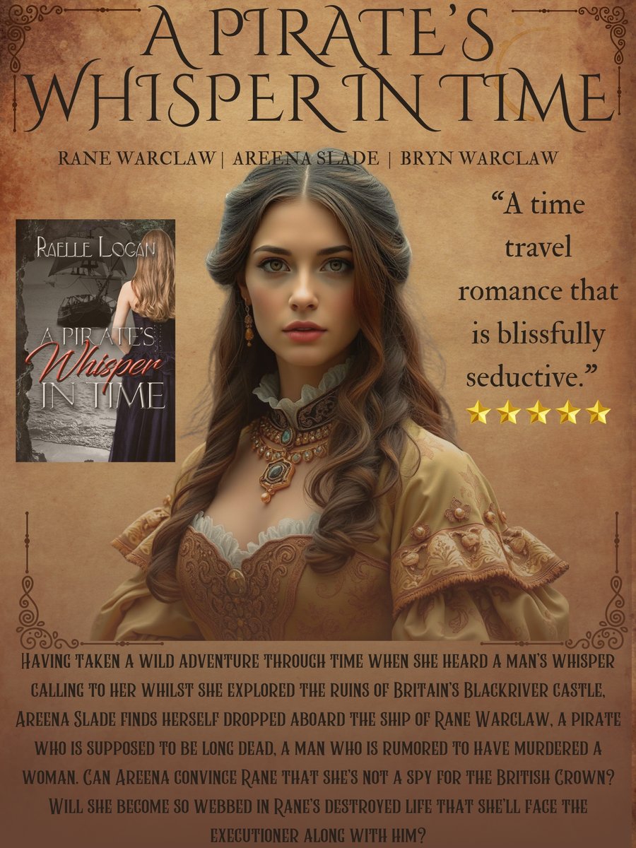 A man's ghostly whisper calls to Areena Slade as she explores the ruins and cave of Britain's Blackriver Castle - is she hearing a ghost, a voice on the wind, or is something far more sinister afoot? #romance #historicalromance #timetravel #booksworthreading #PirateBooks