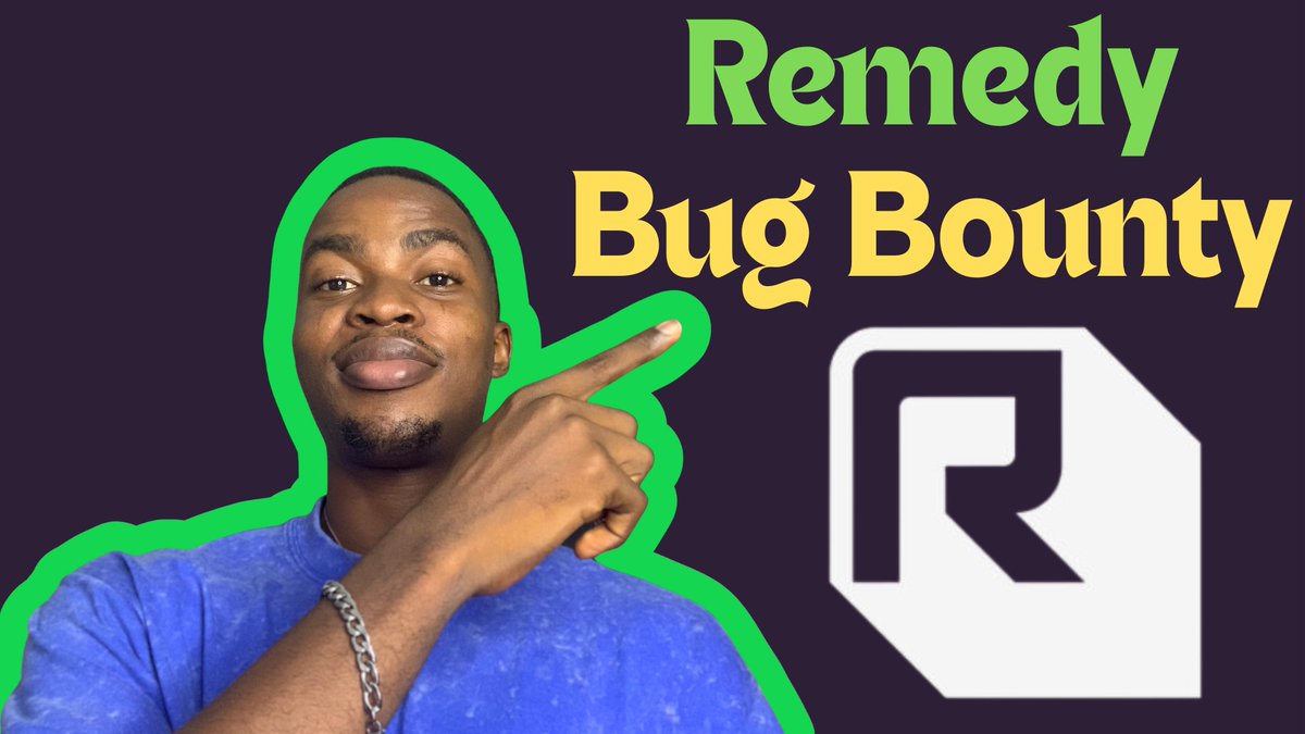 there is a bug bounty platform many security researchers are sleeping on - <a href="/xyz_remedy/">Remedy</a>.

I shot a video for you to hunt and submit bugs there.

link in comments.