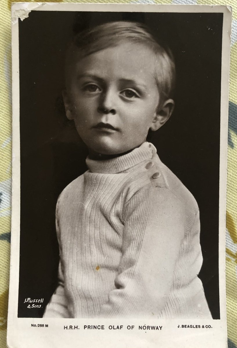 RoyalsOther's tweet image. Born on 2nd July 1903 on the Sandringham Estate, Prince Alexander of Denmark, later King Olav V of Norway, only child of the future King Haakon and Queen Maud.
