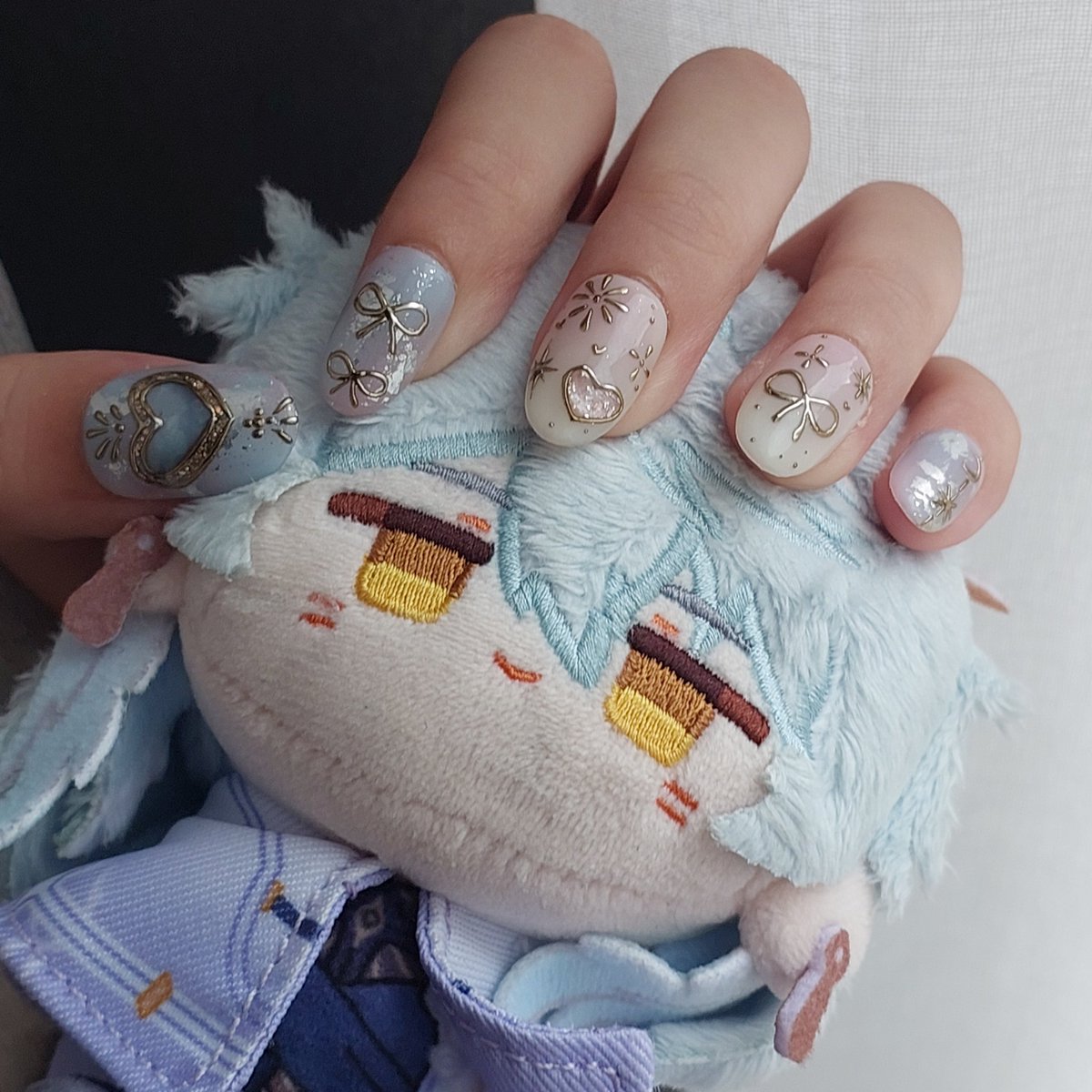 Fav nail artist went hard on these again 🥹✨️✨️ *don't mind the sunday