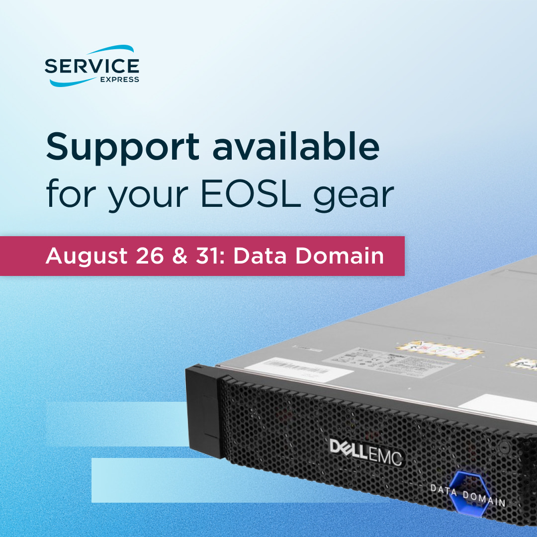 EOSL will limit Dell's support for several Data Domain models this summer. We can help compare your post-EOSL options. Review your infrastructure needs and explore trusted maintenance solutions that maximize equipment life cycles.

🔗 sprou.tt/10o5fGsxwvE