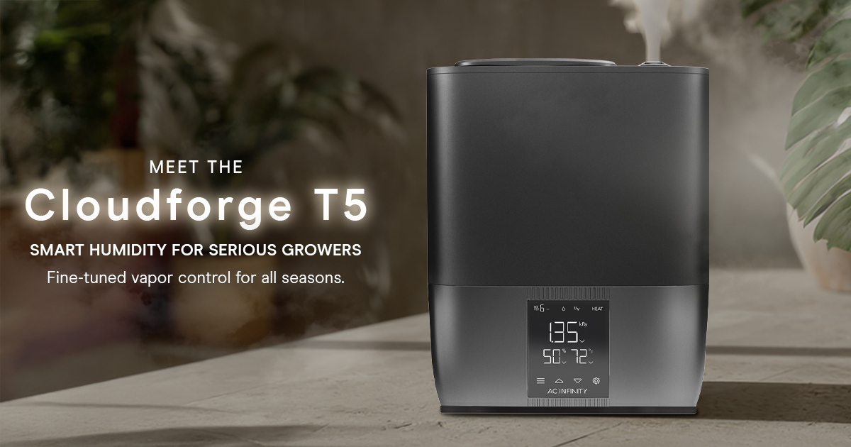 AcInfinityInc's tweet image. Introducing Our NEW CLOUDFORGE T5 Humidifier 💨🍃
This humidifier delivers ultra-precise vapor output with 10 levels of warm or cool mist, boosting efficiency by up to 3x in cold environments while using less water. The Cloudforge T5 features UV-C sterilization that purifies the…
