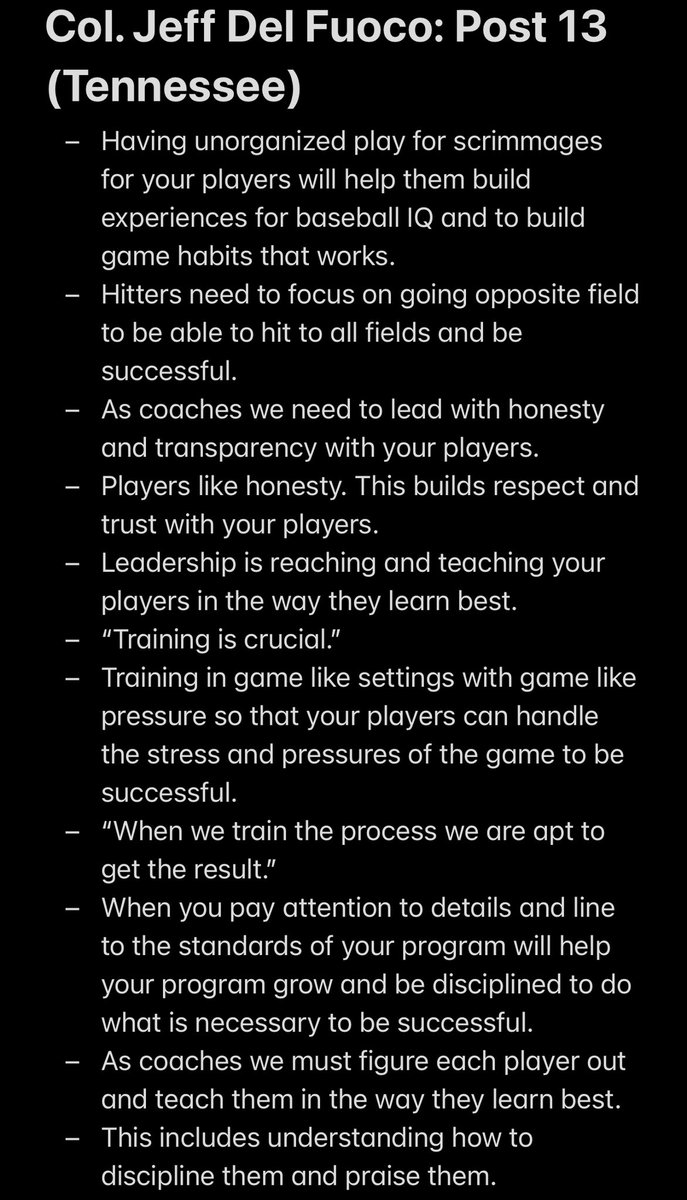 CoachCasto's tweet image. I enjoyed listening to the @baseballout Podcast with guest @FuocoDelGabe. This was a great discussion on leadership within baseball and the military, game like practices, and relationships with players. Here are my notes! @PeterCaliendo ⚾️🎧📝