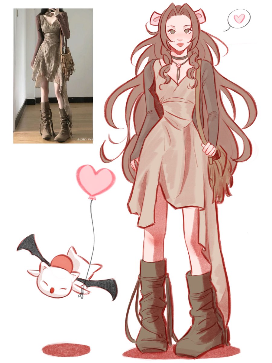 motchilin's tweet photo. Aerith doodle 🩷 #ff7 https://t.co/dRhlx5QUv6