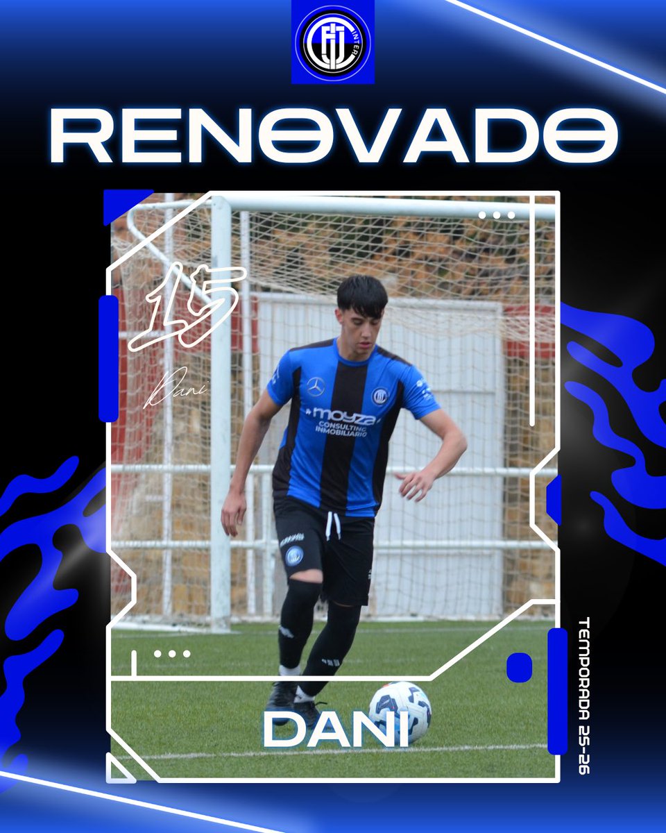 🔵⚫ 𝑹𝑬𝑵𝑶𝑽𝑨𝑪𝑰𝑶𝑵𝑬𝑺 𝑻𝑬𝑴𝑷𝑶𝑹𝑨𝑫𝑨 𝟐𝟎𝟐𝟓/𝟐𝟎𝟐𝟔

•DANI 》Central 

Daniel Caparrós continuará una temporada más aportando solidez a la defensa 💙🖤