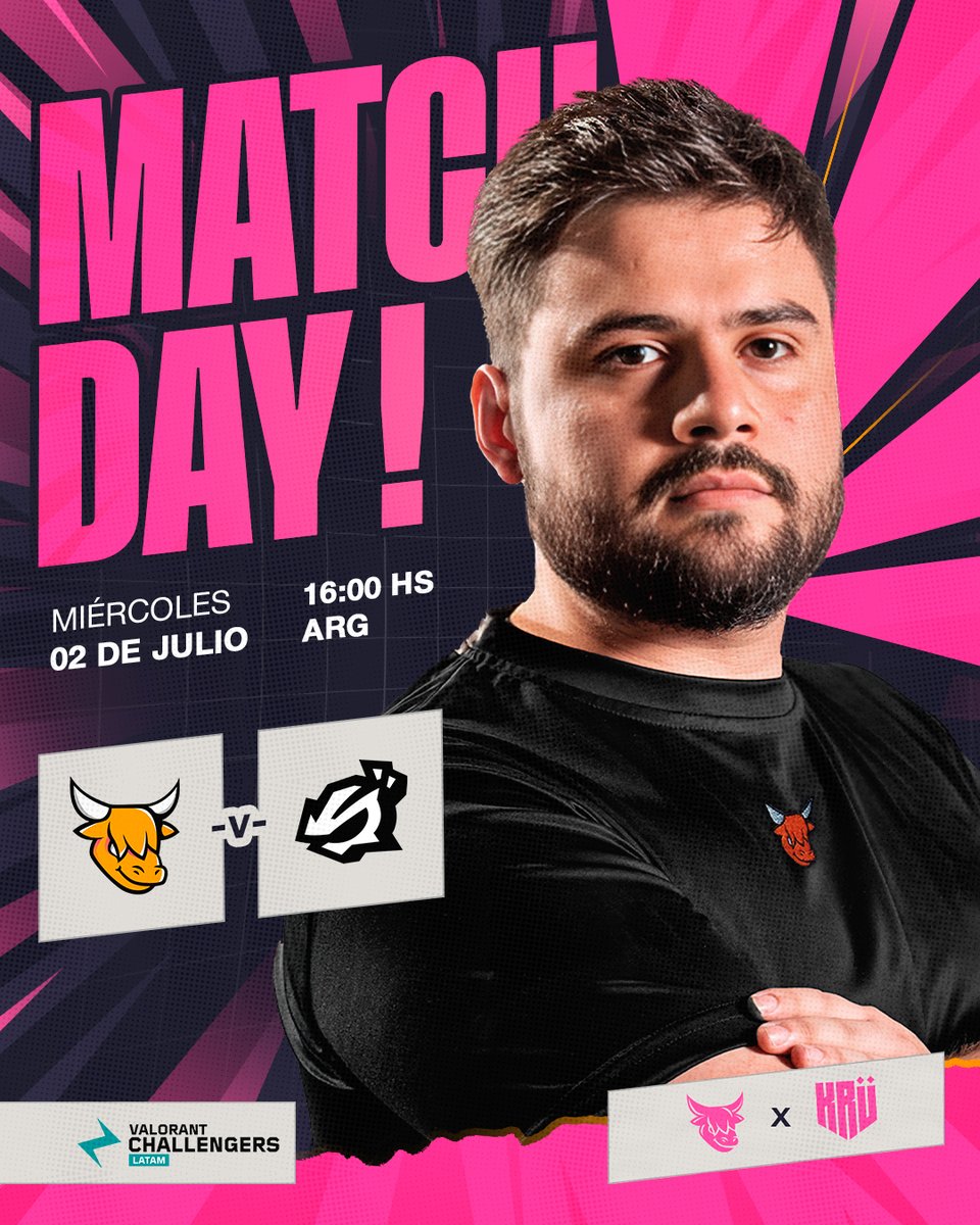 ¡SALIMOS A LA CANCHA! 🤟

Hoy jugamos la fecha 3 contra <a href="/ShindeNgg/">ShindeN'</a> por la #VCLLATAM Stage 2

🇦🇷🇧🇷 16:00 hrs
🇨🇱 15:00 hrs
🇨🇴🇵🇪 14:00 hrs
🇲🇽 13:00 hrs

📺 ttv/oxenlatam
#BeBullish 🐂