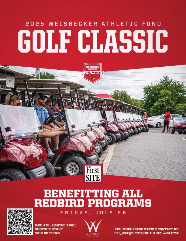 Due to increased interest, we have added a 2nd flight to the Weisbecker Athletics Fund Golf Classic. To purchase tickets for the new 8:00am flight, visit➡️ shorturl.at/2gni2