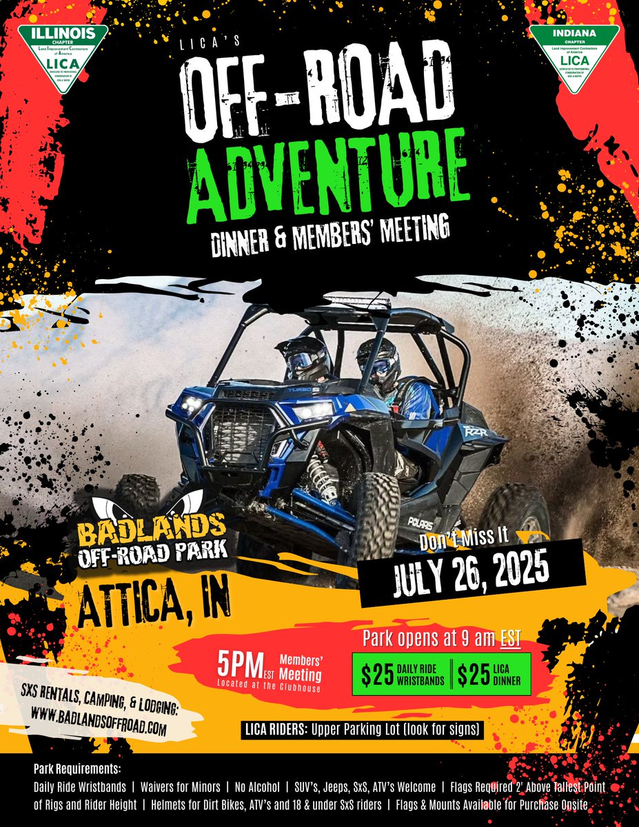 ICYMI: IL and IN LICA are going off-road this summer – and the whole family can come along. drainagecontractor.com/il-and-in-lica…