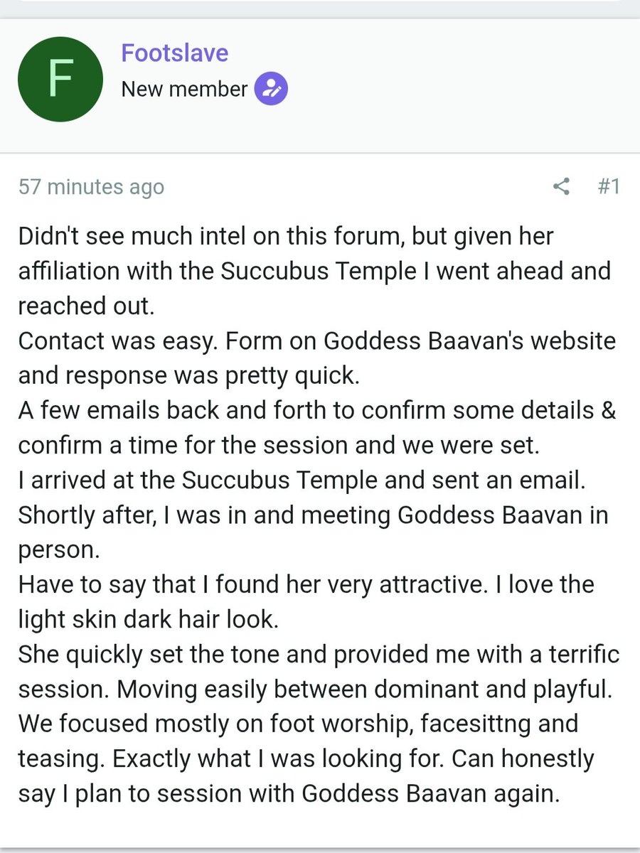 ✨🌕 Gσ∂∂єѕѕ Bααναη Sнєє (@baavanshee) on Twitter photo One of My submissives had a lot to say after our last session…
And he said it publicly. 🖤
A full review of his time in My presence is now live on PERB.cc — read for yourself what happens when you truly surrender to Goddess Baavan Shee.
📍 <a href="/SuccubusTemple/">The Succubus Temple</a> One of My submissives had a lot to say after our last session…
And he said it publicly. 🖤
A full review of his time in My presence is now live on PERB.cc — read for yourself what happens when you truly surrender to Goddess Baavan Shee.
📍 <a href="/SuccubusTemple/">The Succubus Temple</a>