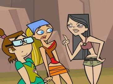 Mistress, Jorgeous, and Lydia walking over to the corner to strategize: