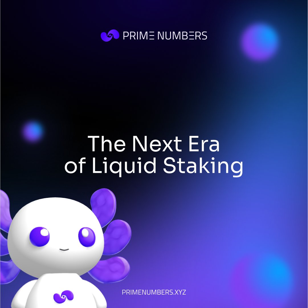 Prime Numbers Labs (@primenumbersfi) on Twitter photo We’re bringing the next era of liquid staking to life, together with <a href="/XDC_Network_/">XDC Network</a>.
With XDC Liquid Staking, we're unlocking a new standard where your staked assets stay secure, and liquid.
Staking, DeFi integration, native rewards are finally, all in one experience!
This is We’re bringing the next era of liquid staking to life, together with <a href="/XDC_Network_/">XDC Network</a>.
With XDC Liquid Staking, we're unlocking a new standard where your staked assets stay secure, and liquid.
Staking, DeFi integration, native rewards are finally, all in one experience!
This is