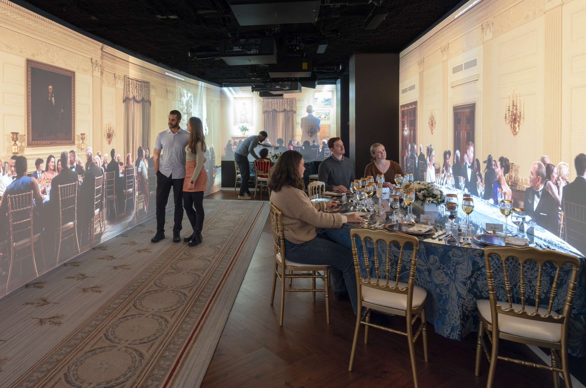 Explore White House history at The People’s House: A White House Experience! Free timed entry passes are now available through August. Reserve your passes today thepeopleshouse.org/passes

Image: Sahar Coston-Hardy/Esto.