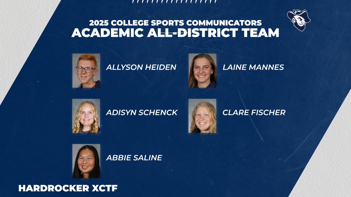 GoHardrockers's tweet image. Ten standout student-athletes from South Dakota Mines track and field have been named to the 2025 College Sports Communicators (CSC) Academic All-District Team.
Read more here: tinyurl.com/vx3c5f9r
#TheHardrockLife