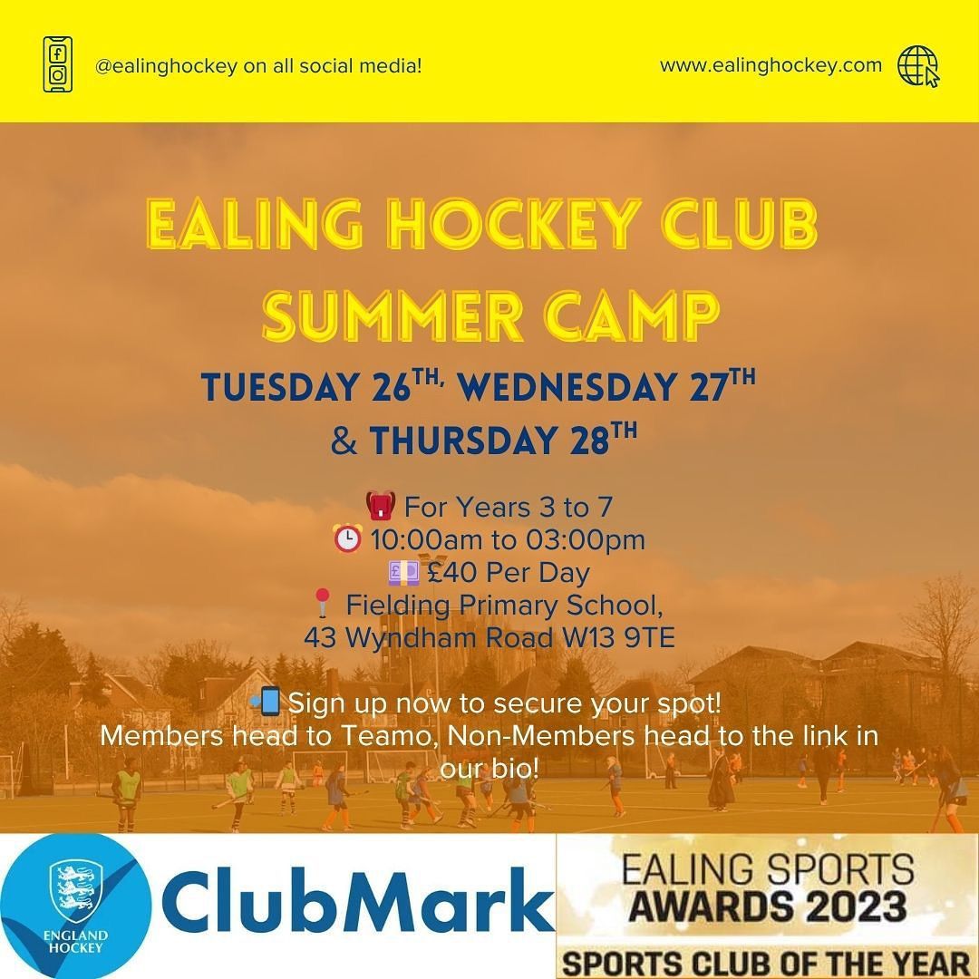 Summer camp sign ups now live! 🤗☀️🏑