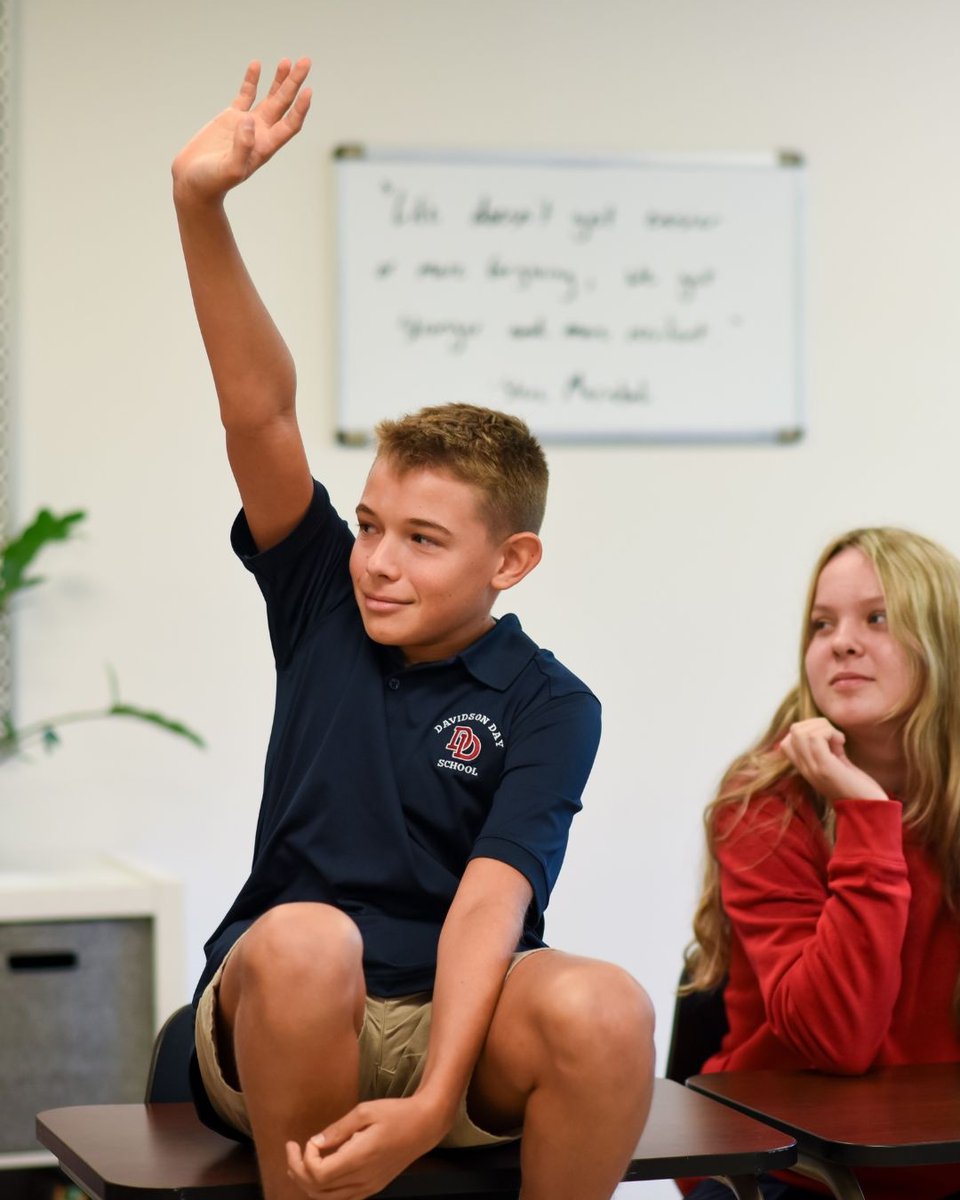 Put your hands in the air if you can't believe it is already July!✋️ We hope you are all enjoying your summer break and soaking in the sun!☀️😎 #davidsonday #gopatriots