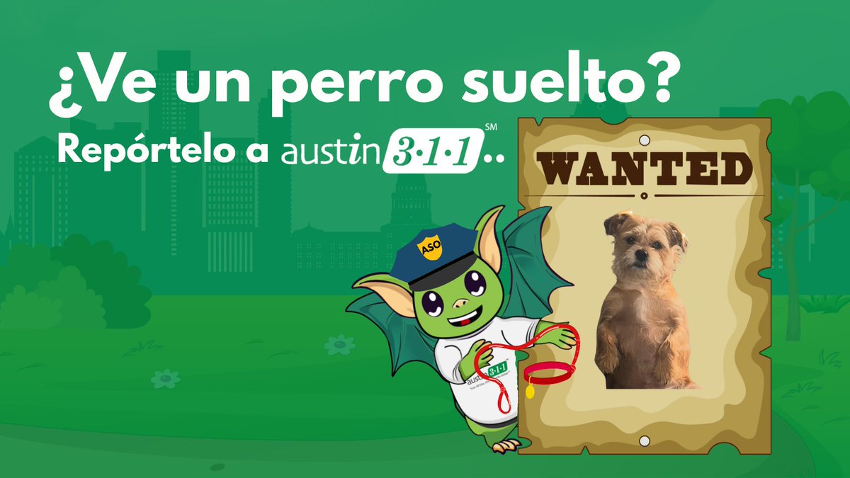 Cada 4 de julio, vemos un aumento en los perros perdidos y sueltos en Austin. Si ve un perro suelto, marque al 3-1-1 o al 512-974-2000, visite el sitio web austin311.org o descargue la aplicación móvil de Austin 3-1-1 para enviar una solicitud de servicio.🐾