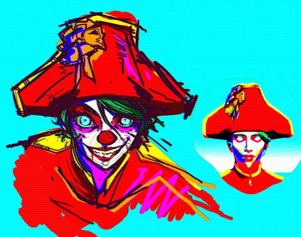 Soycha_Art's tweet image. boo 🤡🏴☠️
trying some high saturation and other effects :)
#seaofthieves #bemorepirate