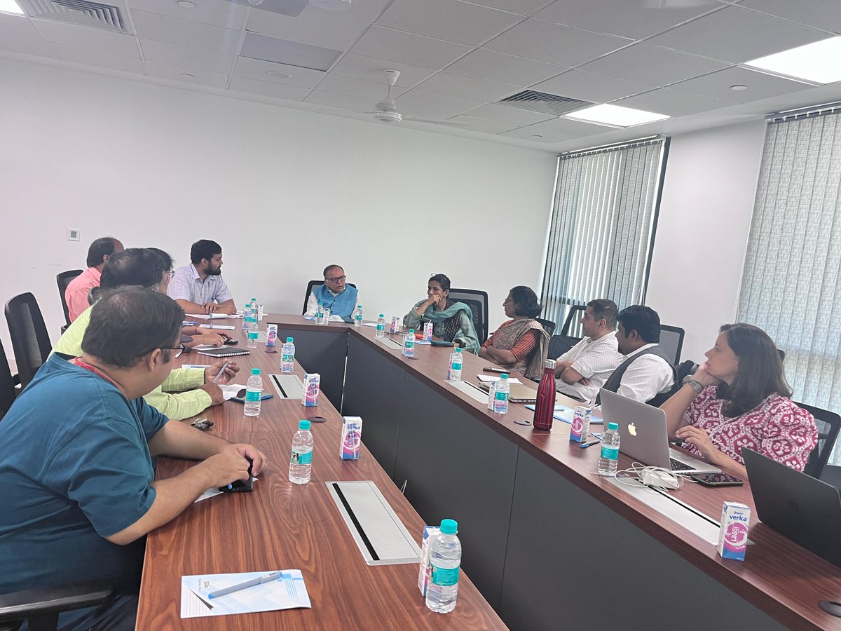 Today #IITRopar, in association with #ICMR–National Institute for Research in Digital Health &amp; Data Science, hosted a multidisciplinary brainstorming session, blending clinical expertise, biomedical engineering &amp; digital tech.