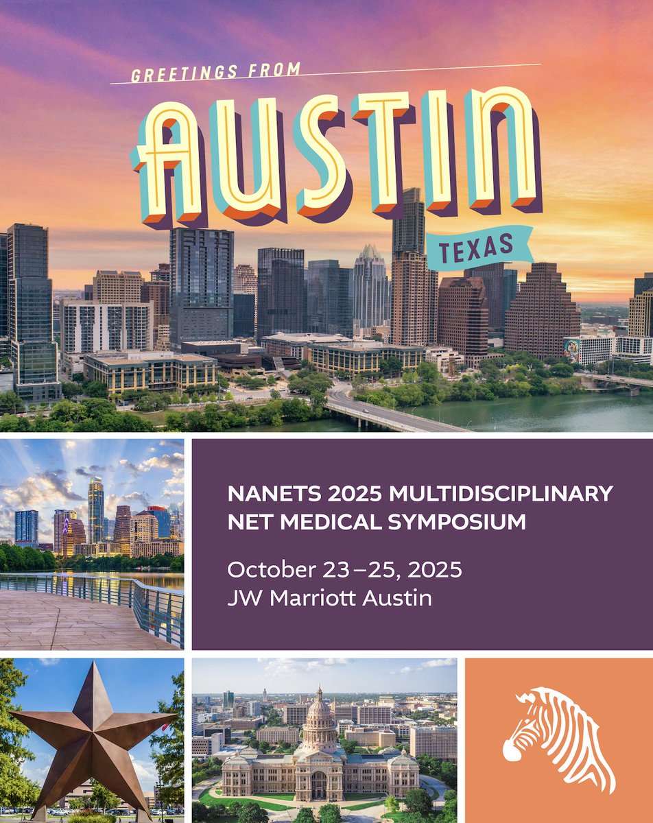 NANETS1's tweet image. Planning to join us for the 2025 NANETS Annual Multidisciplinary NET Medical Symposium in Austin? Discounted registration ends TOMORROW Wednesday, July 3. Lock in the lowest rate! nanets.net/program/regist…
#NANETS2025 #NETSymposium #NeuroendocrineTumors #NETCommunity